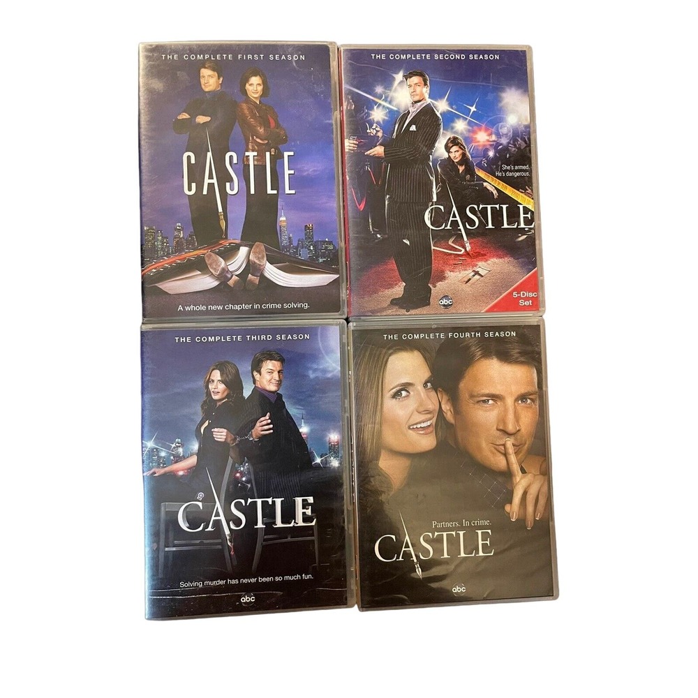 Castle Seasons 1-4 Complete Good Condition Used